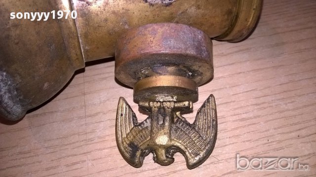 хитлериска антика-немска запалка-ретро-17х9см-внос швеицария, снимка 8 - Антикварни и старинни предмети - 18039160