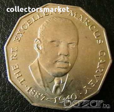 50 цента 1989, Ямайка, снимка 2 - Нумизматика и бонистика - 12398157