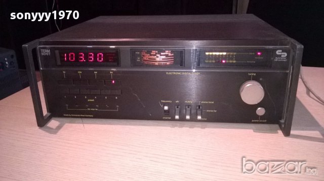 schneider team-6070t hi-fi retro tuner-внос швеицария, снимка 4 - Ресийвъри, усилватели, смесителни пултове - 12728438