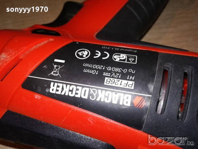 black & decker-с 2 батерии и зарядно-внос швеицария, снимка 15 - Други инструменти - 20549551