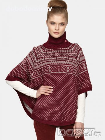 Ново плетено дамско пончо G Star Snow ponch knit s/less оригинал, снимка 10 - Туники - 12147262