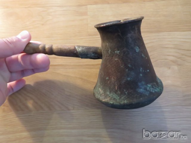 Старо медно джезве на поне 100 години - за колекционери и ценители