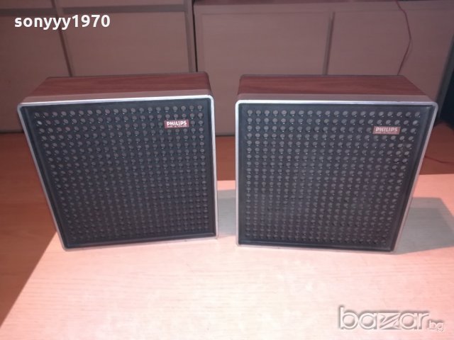 philips made in holland-23х23х11см-внос франция, снимка 9 - Тонколони - 21335629