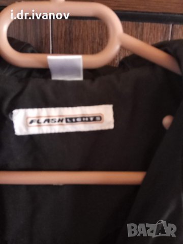 черно дълго тънко яке с качулка, снимка 3 - Якета - 23278144