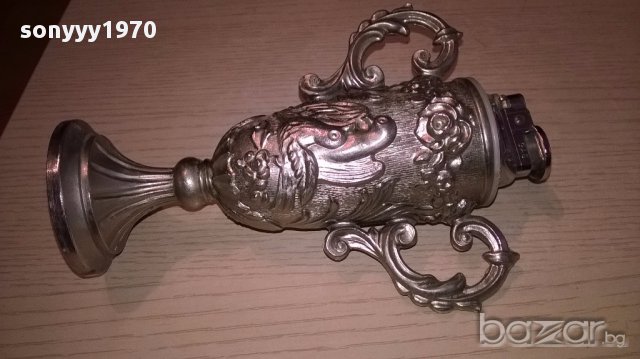 Ретро запалка амфора-19х14х7см-внос швеицария, снимка 7 - Антикварни и старинни предмети - 17015254