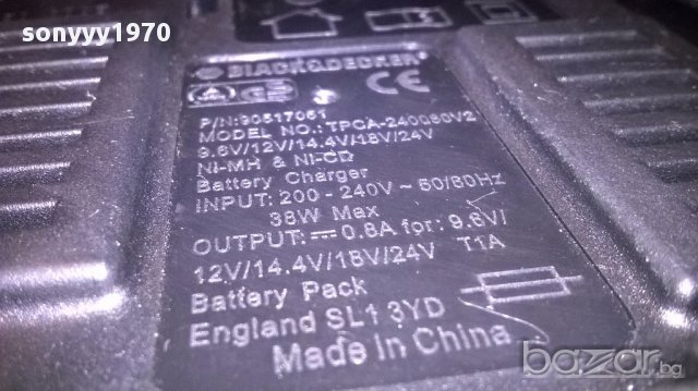 Blаck&decker-charger 9.6/12/14.4/18/24v-внос швеицария, снимка 8 - Други инструменти - 14795021