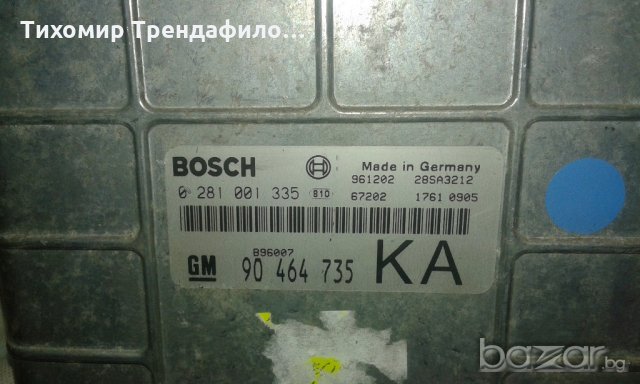 Компютър двигател за Opel Vectra B 0281001335 90464735,0 281 001 335, 90 464 735, снимка 2 - Части - 20662851