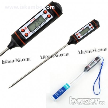 Дигитален Кухненски Термометър със сонда 15см. / Готвене - код 0113, снимка 4 - Други - 13389647