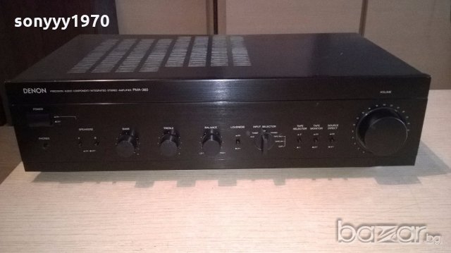 denon pma-360-stereo amplifier-made in japan-внос швеицария, снимка 5 - Ресийвъри, усилватели, смесителни пултове - 18349934