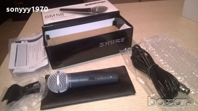 shure sm58-комплект микрофон-внос швеицария, снимка 16 - Микрофони - 19236667