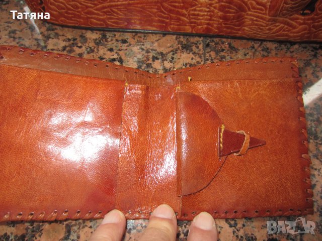 !!! +   портмоне-КОЖА НОВО  ИНДИЯ, снимка 2 - Портфейли, портмонета - 22385692