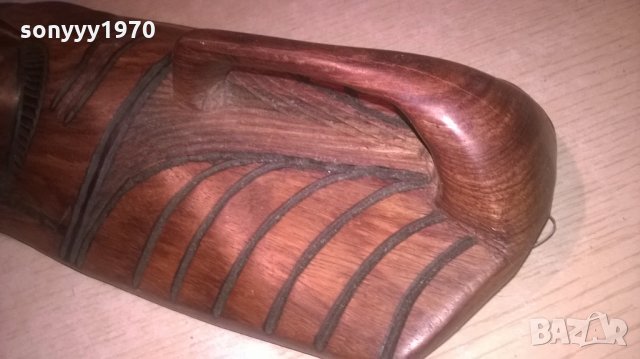 дървена маска-50х16см-внос швеицария, снимка 11 - Колекции - 25915659