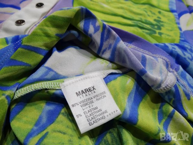 НОВА Angelo Marani Дамска Блуза Къс Ръкав 95% Естесвена Вискоза Size It 42 (S), снимка 9 - Блузи с дълъг ръкав и пуловери - 25520088
