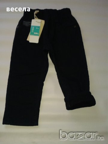 Детски термо панталони, на ластик,  тъмно син цвят, снимка 3 - Детски панталони и дънки - 9513641