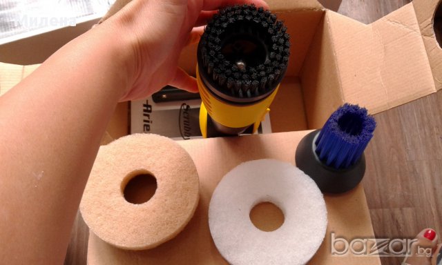 Промо! Scrubby почистваща машина със 7 накрайника, зарядно-Нови за подарък!, снимка 14 - Прахосмукачки - 15629012