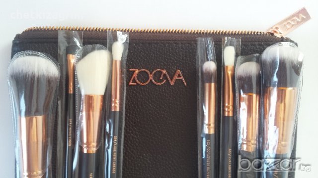 8 броя Оригинални четки за грим ZOEVA ROSE GOLDEN, LUXURY SET Vol.1!, снимка 5 - Декоративна козметика - 19359093