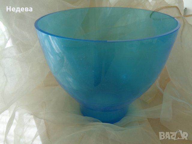 стъклена фруктиера, снимка 3 - Декорация за дома - 22968778