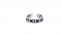 Сребърен пръстен Х-Х, снимка 1 - Пръстени - 19832153