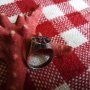 Стар  руски сребърен пръстен с емайл, снимка 5