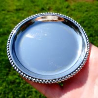 Посребрена чинийка,подложка BBI. , снимка 1 - Чинии - 22358914