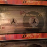 Аудио касети TDK D-60, снимка 1 - Радиокасетофони, транзистори - 21464867
