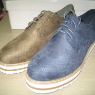 НАМАЛЕНИЕ-Дамски обувки  маслина и сини м.100-725, снимка 1 - Дамски ежедневни обувки - 17723001