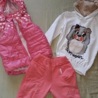 Сет от детска блузка,панталонче и елече,размер 92, снимка 1 - Комплекти за бебе - 22863908