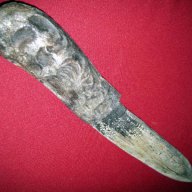 Зомби нож, кама, театрален, филмов реквизит от гума и дърво, снимка 1 - Други ценни предмети - 12863859