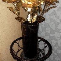 Елегантна роза с 24К златно покритие 8 лв., снимка 7 - Декорация за дома - 19524458