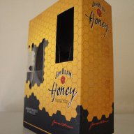 Празна колекционерска бутилка / шише от бърбън уиски Jim Beam Bourbon Honey, картонена кутия,алкохол, снимка 7 - Други ценни предмети - 10255680