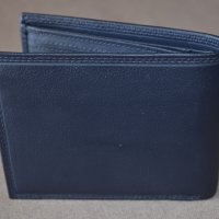 Mano 1919 MOLLIS M19852 Blue тъмносин хоризонтален портфейл до 13 карти, снимка 4 - Портфейли, портмонета - 23001254