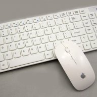 Безжична клавиатура и мишка (Apple), снимка 2 - Клавиатури и мишки - 13285115