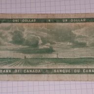 $CA 1 1954год.One Dollar Canadian Devil's Face Bank of Canada Beattie  Coyne, снимка 4 - Нумизматика и бонистика - 15844880