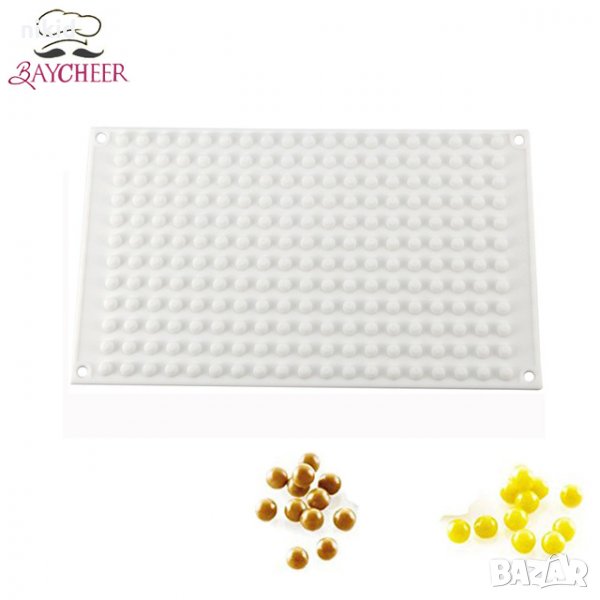  3D много ситни топче топчета перли голям силиконов молд форма декорация украса фондан торта мъфини , снимка 1