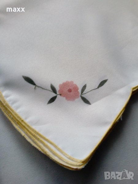 Салфетки текстилни 40 х 40 см, от плат с бродерия или печат, снимка 1