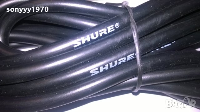 SHURE//shure-ПРОФИ-кабел за микрофон-нов-внос швеицария, снимка 2 - Микрофони - 25026749