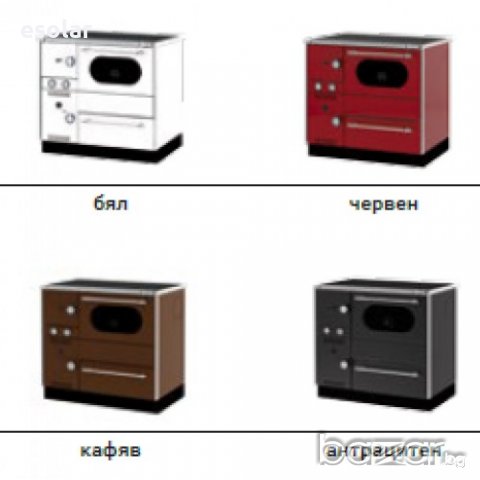 Многофункционална готварска печка на твърдо гориво Alfa Term 20 kW на Алфа-Плам, снимка 1