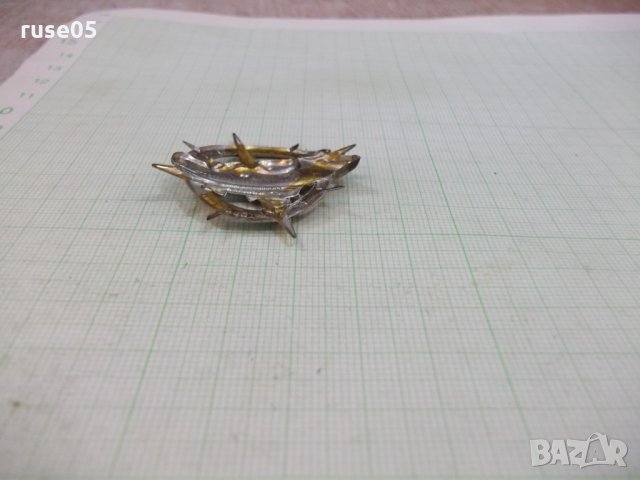 Апликация морска метална от стъклена чаша, снимка 6 - Други ценни предмети - 24073847