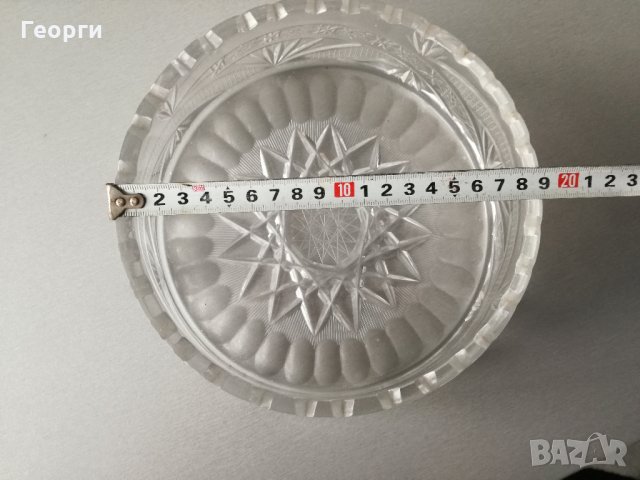 Кристална купа , снимка 4 - Чинии - 22824235