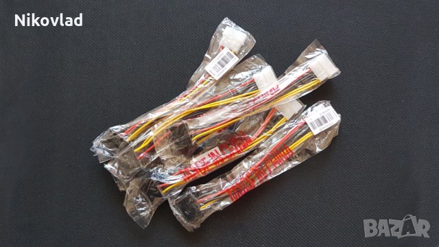 4 Pin IDE Molex to Serial ATA SATA , снимка 2 - Кабели и адаптери - 24532603