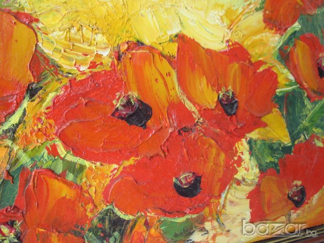 Сън с макове   картина, мак, снимка 4 - Картини - 11943220