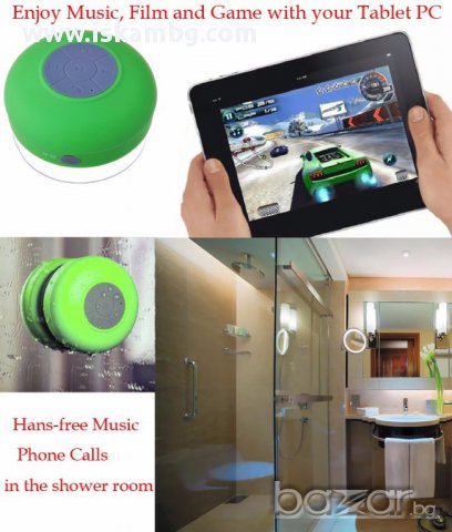 Водоустойчива Bluetooth тонколона за баня код 1071, снимка 11 - Слушалки и портативни колонки - 13329446
