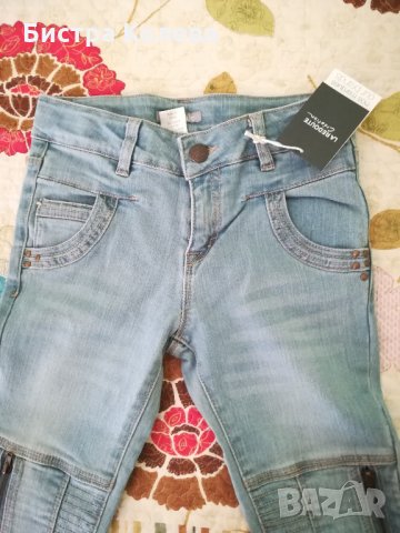 Нови ластични дънки за момиче KIHAWO, снимка 3 - Детски панталони и дънки - 6821936