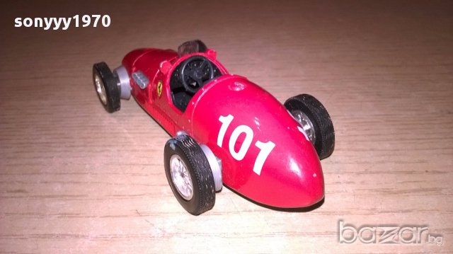 Ferrari ретро кола 11х5см-внос швеицария, снимка 6 - Антикварни и старинни предмети - 17622279