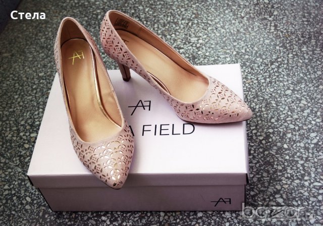 ANNA FIELD Дамски обувки, официални, нови, с кутия, беж, снимка 9 - Дамски обувки на ток - 18795826