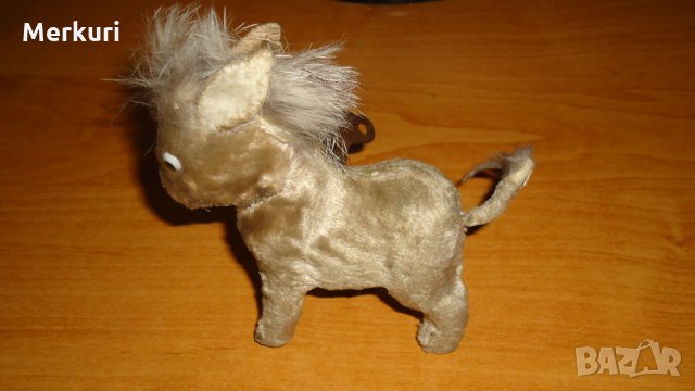 Стара механична играчка магаренце, снимка 4 - Колекции - 24387462