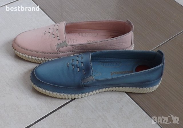 Обувки естествена кожа, два цвята, код 660/50, снимка 2 - Дамски ежедневни обувки - 25927010