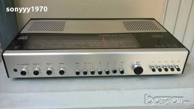 ретро от itt-schaub lorenz-stereo 2000 electronic-made in germany, снимка 1 - Ресийвъри, усилватели, смесителни пултове - 18144980