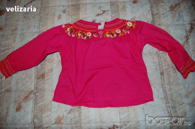 Блузка H&M 1,5-2г. и дънки, снимка 7 - Бебешки блузки - 11287517