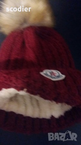  Moncler - двойна зимна шипка, снимка 2 - Шапки - 23451155